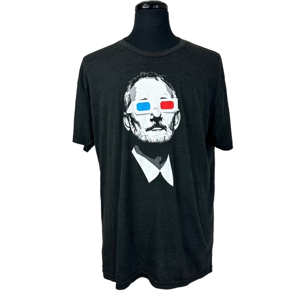 Chive Tees Bill Murray 3D Glasses XXL Black
